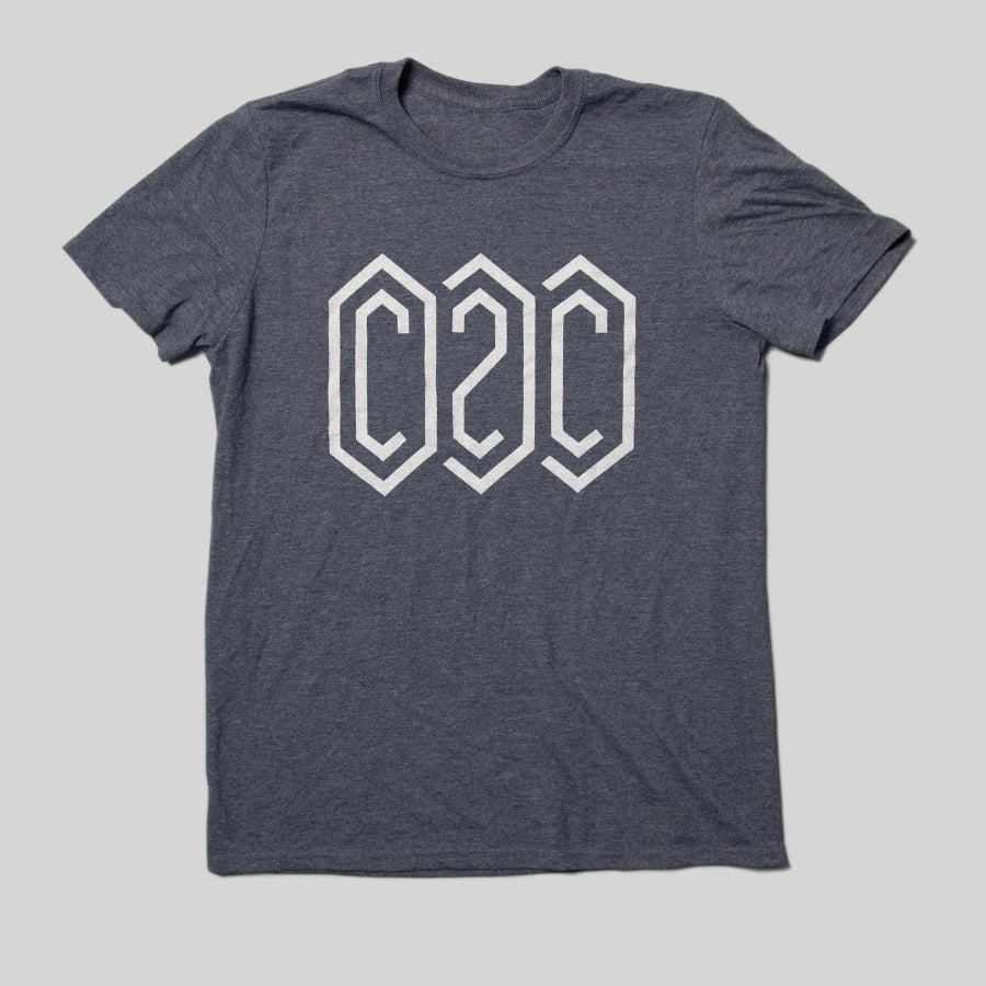 C2C - T-shirt - Basic Navy Blue Heather