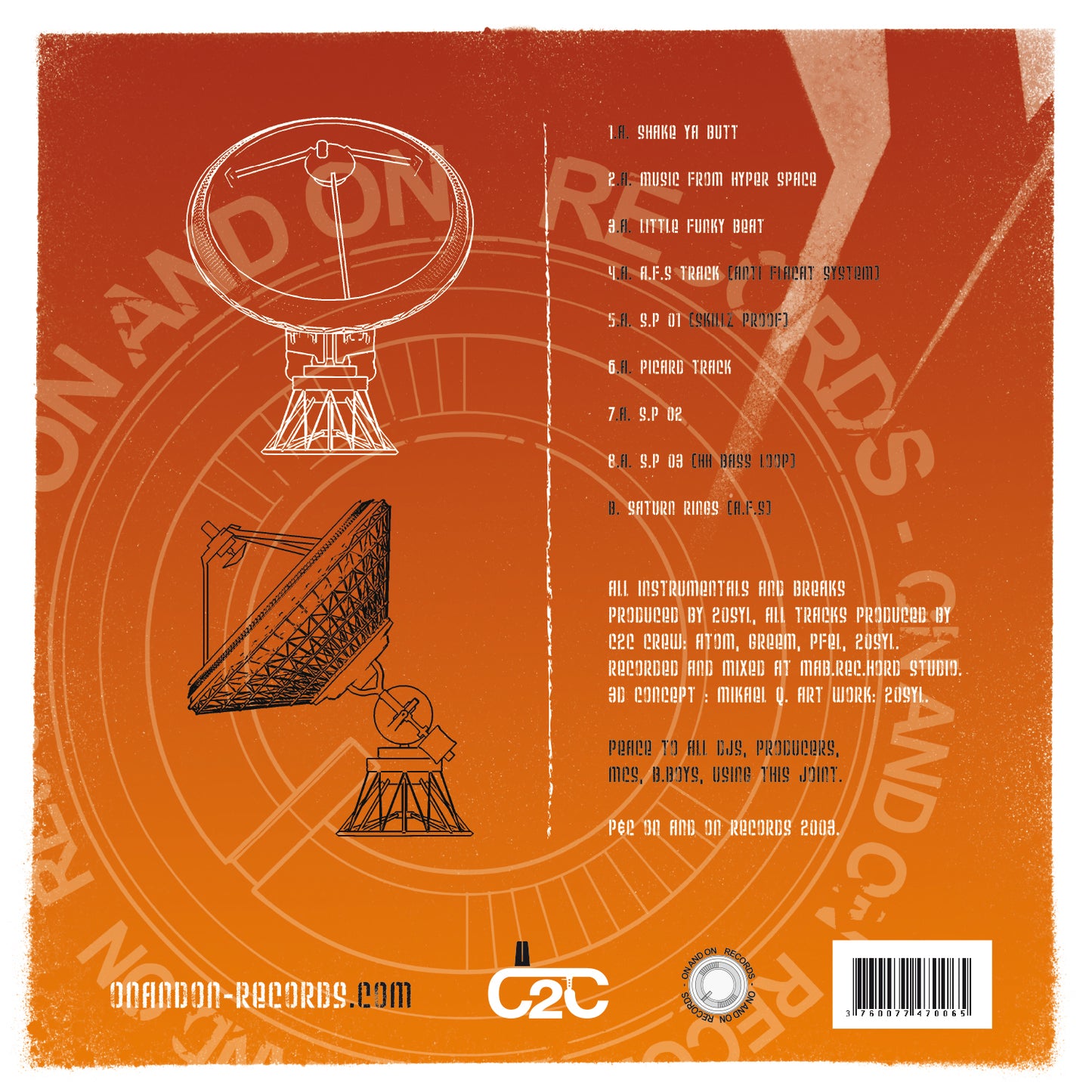 C2C - "Flyin'Saucer III" Battle Break VINYL